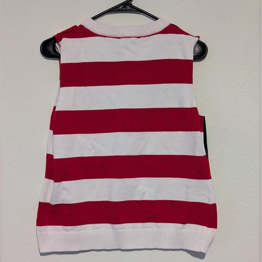 Patriotic Sleeveless Knit Top - Picture 3 of 3